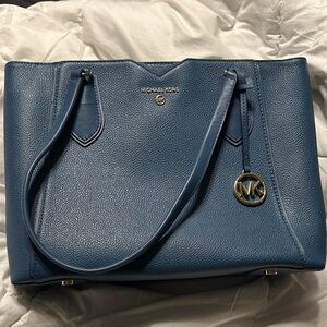 Michael Kors Mae tote in dark chambray